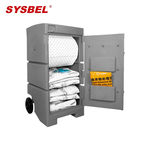 西斯贝尔 吸油 聚乙烯泄漏应急处理推车套装 吸附棉条76mm*1.2m、吸附棉枕45*45*5cm、吸附棉卷40*5000cm SYK322G