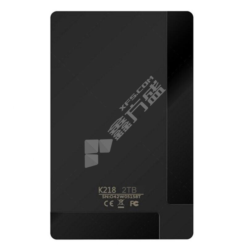 朗科 K218 移动硬盘 USB3.0磨砂塑胶款 2T 黑色 USB3.0 K218