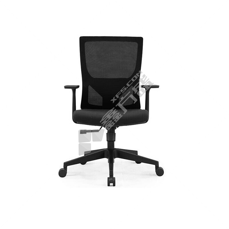 企诺 办公椅会议椅写字座椅电脑椅靠背椅 网布饰面/黑色/ 500*700*1115mm