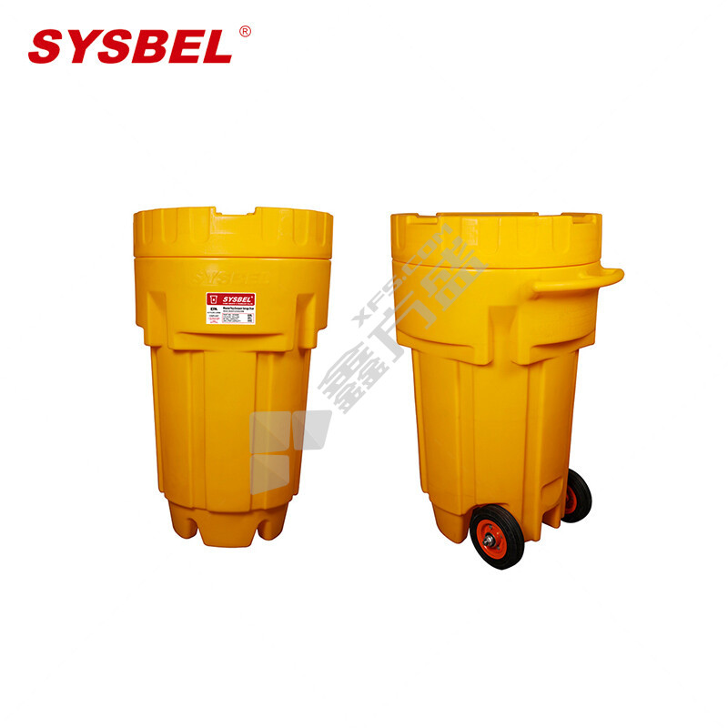 西斯贝尔 SYD650 泄漏应急处理桶 117*71*78.5cm 65GL 246L 黄色 SYD650