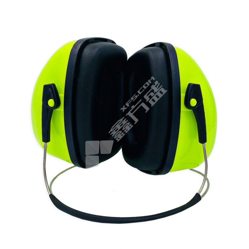 耐呗斯 头戴式耳罩基础款 荧光绿 NBS3211 SNR27dB