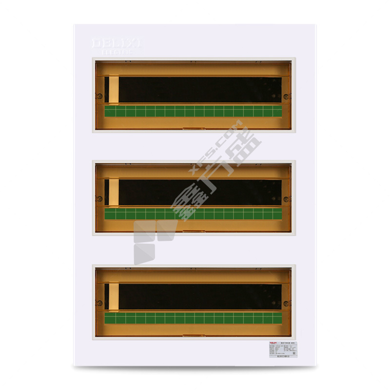 德力西DELIXI CDPZ30s-54 配电箱 CDPZ30s-54 54回路 1.2mm 暗装