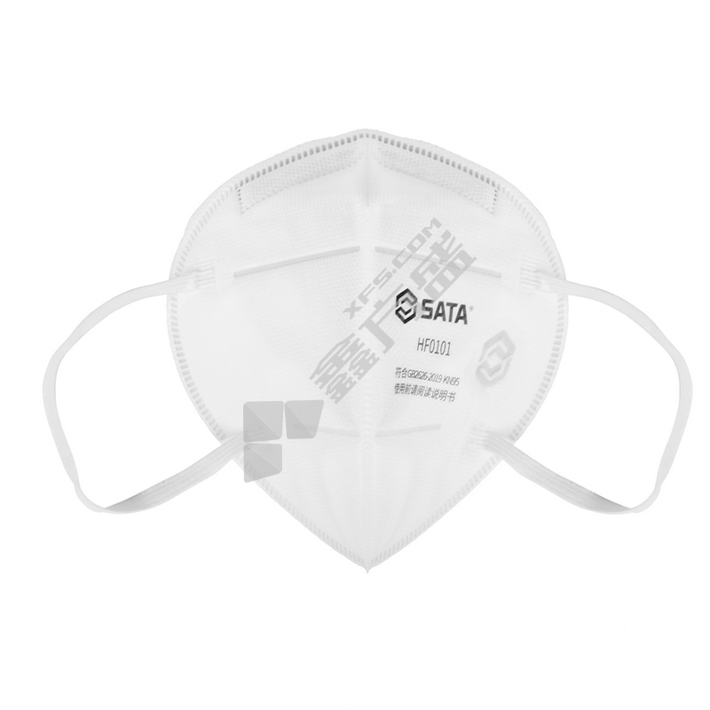 世达1 SATA 自吸过滤式防颗粒物呼吸器KN95折叠耳戴式口罩 HF0101 耳戴 KN95