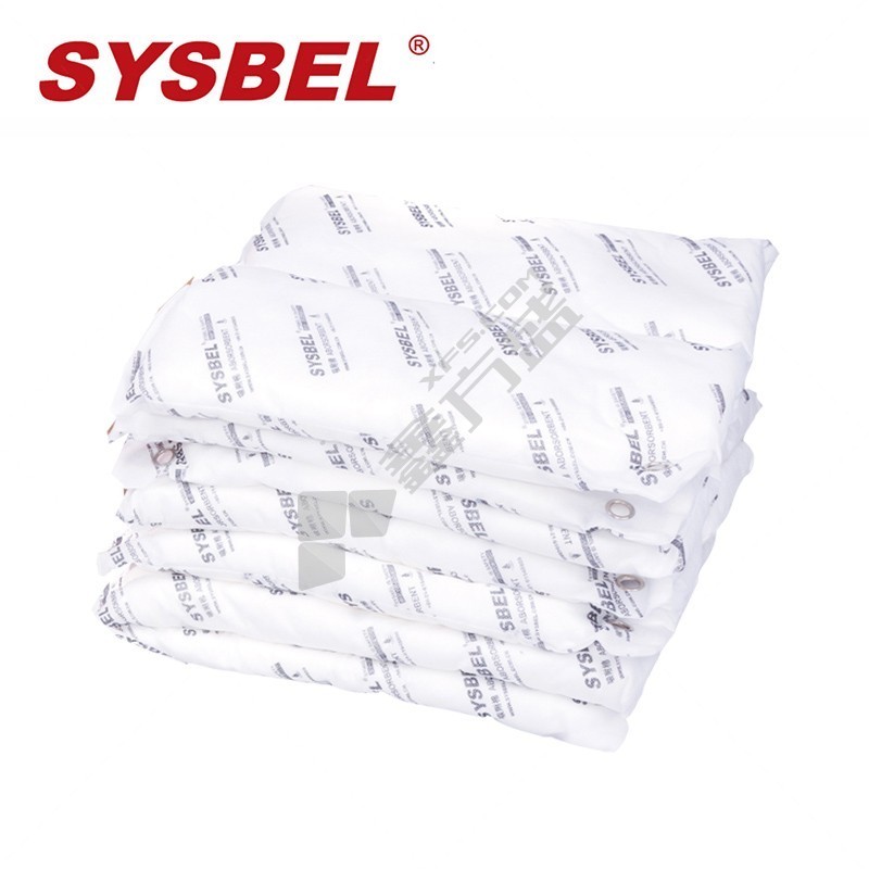 西斯贝尔 SOP001 油类专用吸附棉枕 白色 45*45*5cm 10根装