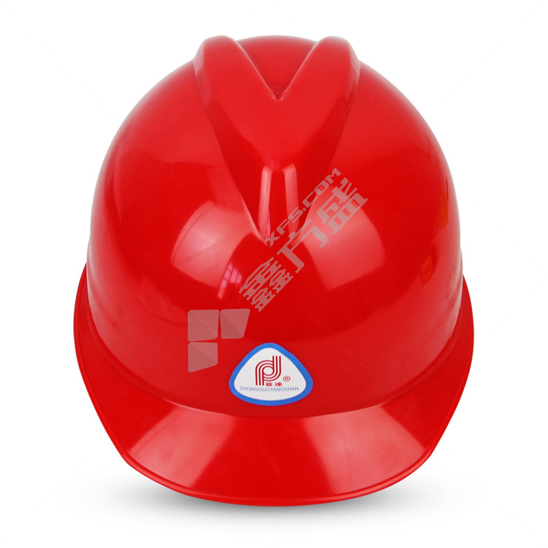 普达 PEV-6004-1 大V型PE安全帽 PEV-6004-1 红色