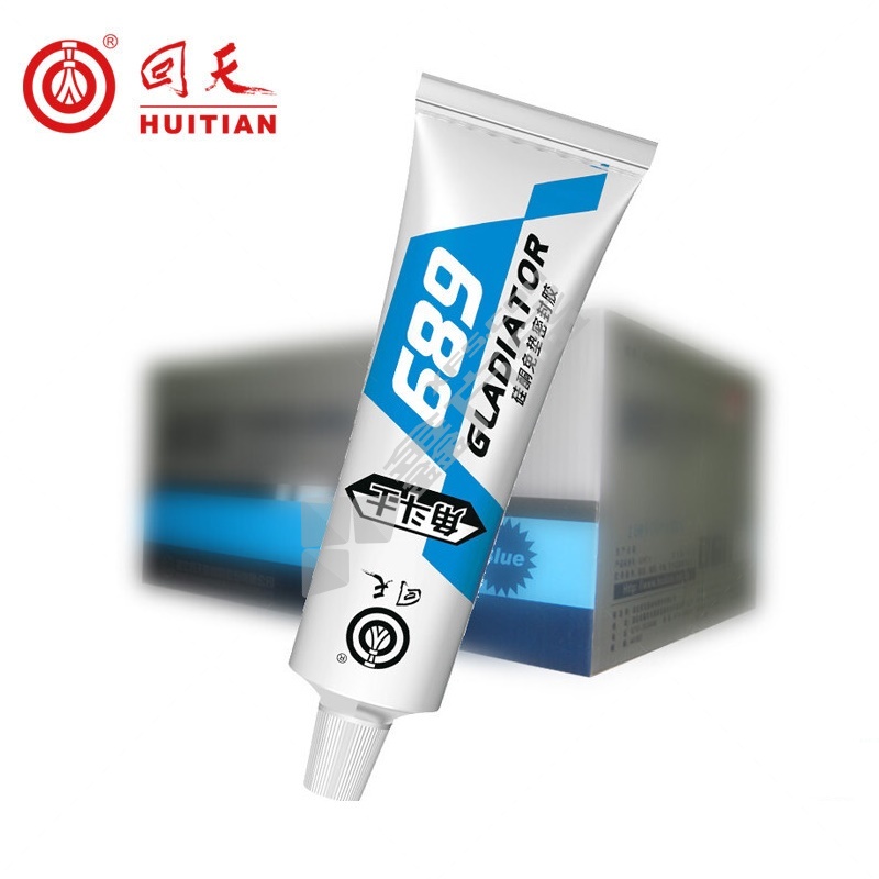 回天 角斗士689硅酮免垫密封胶蓝色粘接 85g 蓝色