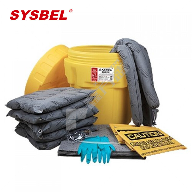 西斯贝尔 通用型 20加仑泄漏应急处理桶套装 SYK200