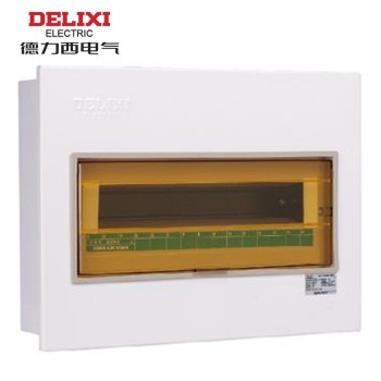 德力西DELIXI 配电箱CDPZ30vM CDPZ30vM20D单排明装20回路透明门1.0厚
