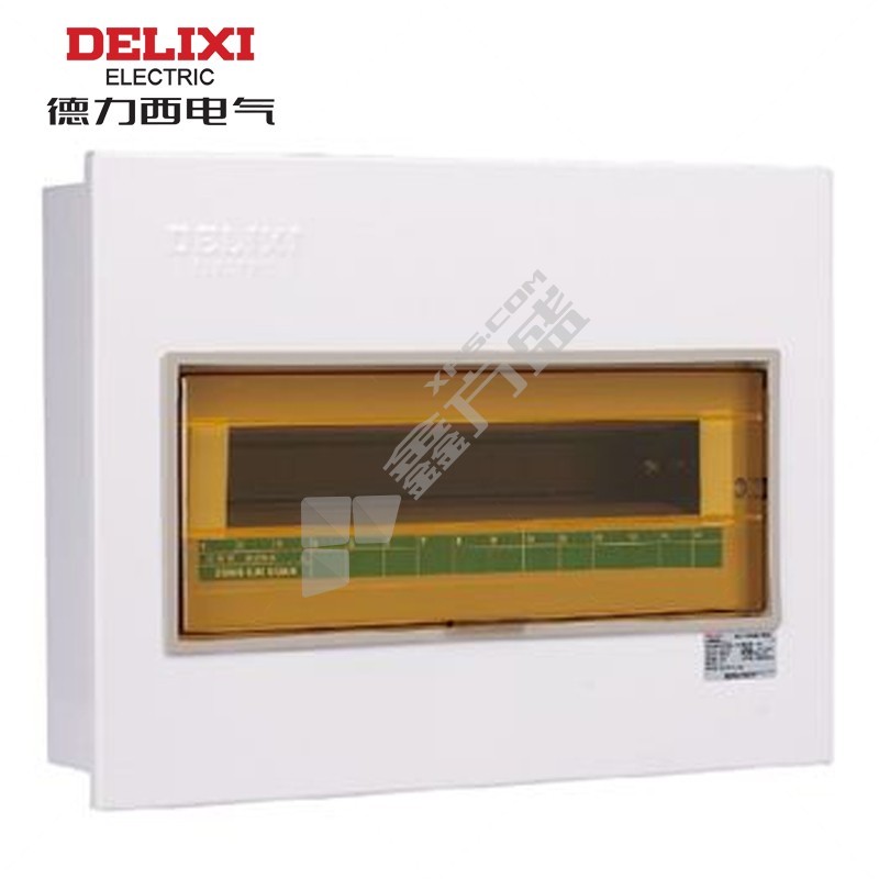 德力西DELIXI 配电箱CDPZ30vM CDPZ30vM15明装15回路透明门0.8厚