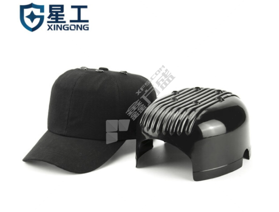 星工 ABS带下颌带防撞帽 XGM-8 鸭舌 黑色 