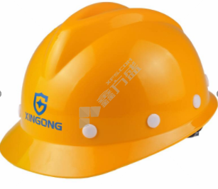 星工 V型玻璃钢防砸头盔安全帽 XGV-3 黄色