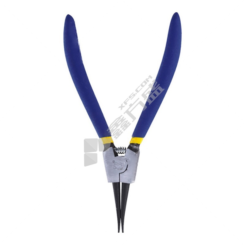 长城精工 Cr-V美式精抛双沾塑直型外卡挡圈钳 320mm(13") 222113