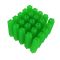 冰禹 绿色塑料型膨胀胶塞 飞机型膨胀螺丝胶粒胀管 M6 500个