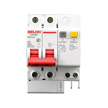 德力西DELIXI 小型漏电断路器DZ47vLE上进线2P DZ47vLE上进线2P 电子式 32A 10mA 2P 6kA