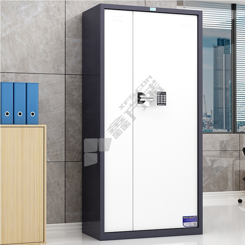 臻远 国宝锁 灰白套色带斗通门保密柜 高1850*宽900*深430mm 灰白套色 ZY-BMG-04