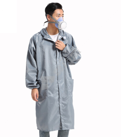 星工 XGJ-6 连帽式防尘防静电大褂 XL 灰色