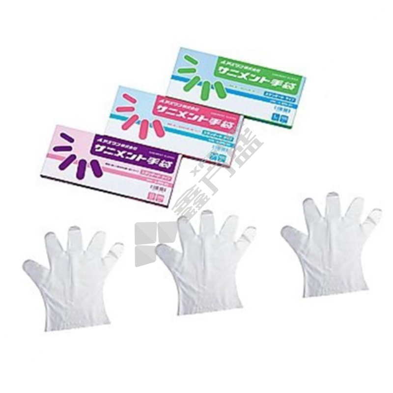 亚速旺 888 PE手套 9-888-03 S