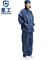 星工 XGJ-2 防尘无尘衣分体带帽防静电工作服 XXXXL 藏青色