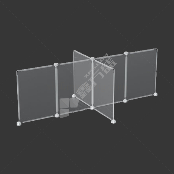 臻远 ZY-GB-18  隔板 透明  1300×600×460mm