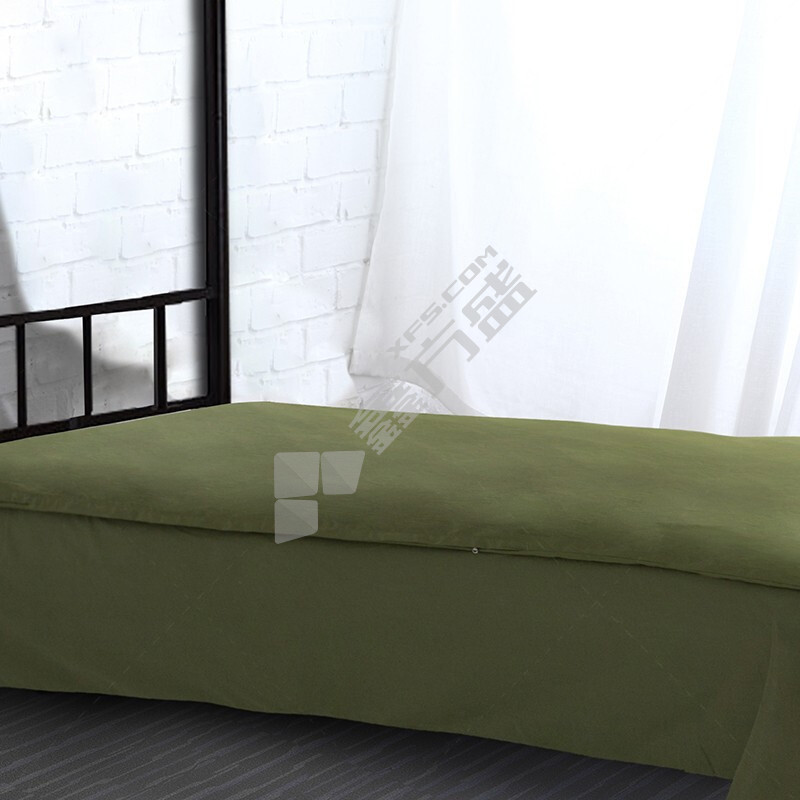 伊伊爱 Z02000193 全棉军绿褥子 150*200cm 军绿色 Z02000193