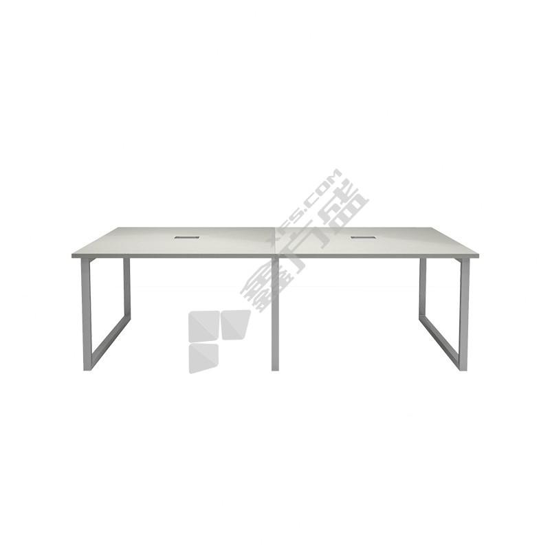 企诺 办公会议桌长条桌 2400*1200*750mm 白色