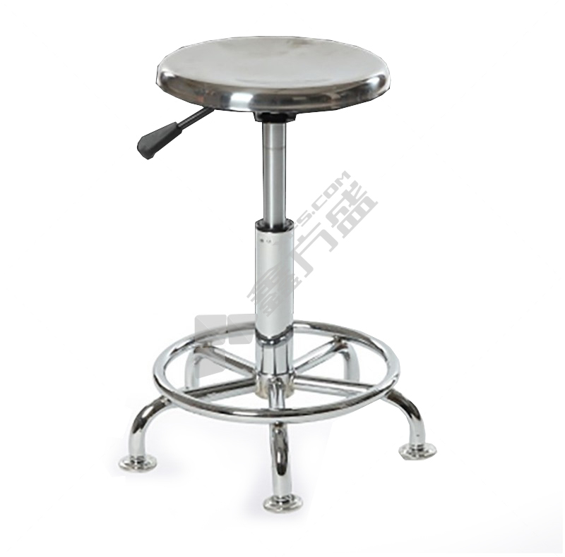 企诺 简约不锈钢升降吧椅 300*300*450-550mm 银色