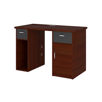 企诺 办公桌职员员工桌简约现代办公桌 1200*600*750mm 胡桃木色