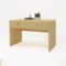 企诺 简约现代书桌电脑桌办公桌学生卧室学习桌写字桌 1000*550*750mm 原木色
