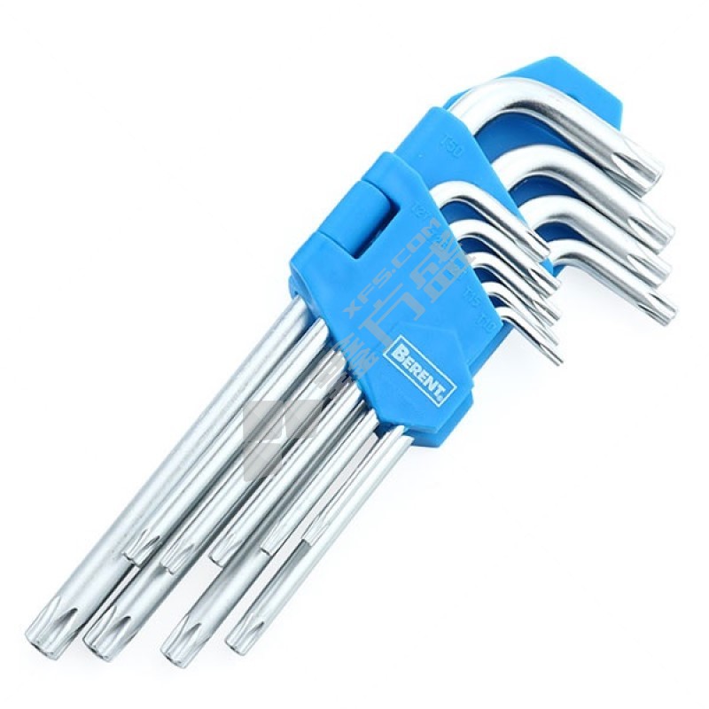 百锐 9pcs梅花内六角扳手 9件套 标准