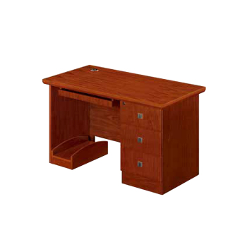 企诺 组合家具学习桌带抽屉办公桌书桌 1200*600*750mm 胡桃木色