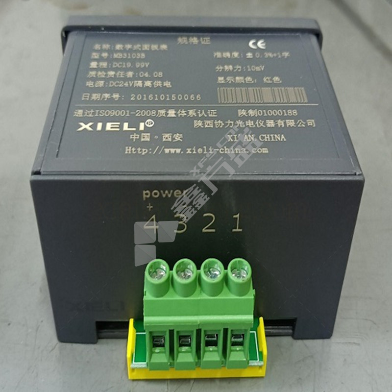 XIELI 数字式面板 MB4101B/DC3000A/75MV