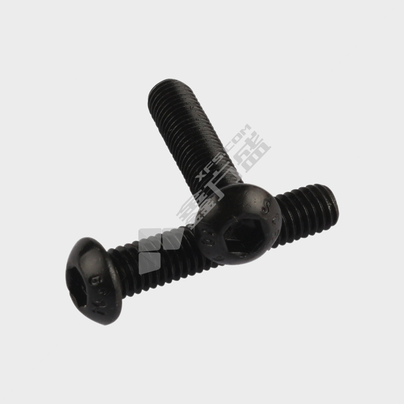 鹏驰EG ISO7380 10.9级半圆头内六角螺栓 发黑/10B21 全牙 M5 M5 45 mm 0.8mm