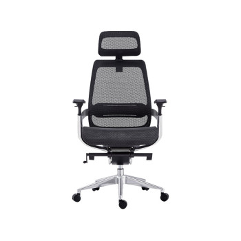 企诺 办公椅电脑椅靠背简约转椅带头枕椅子 670W*660D*1280H
