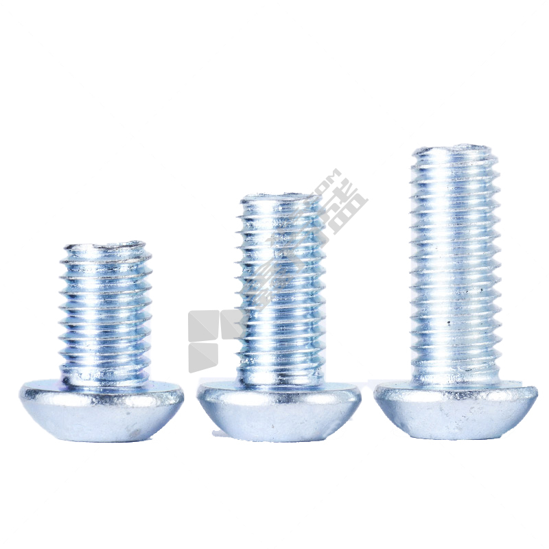 鹏驰EG ISO7380 10.9级半圆头内六角螺栓 镀锌/10B21 全牙 M8 M8 40mm 1.25mm