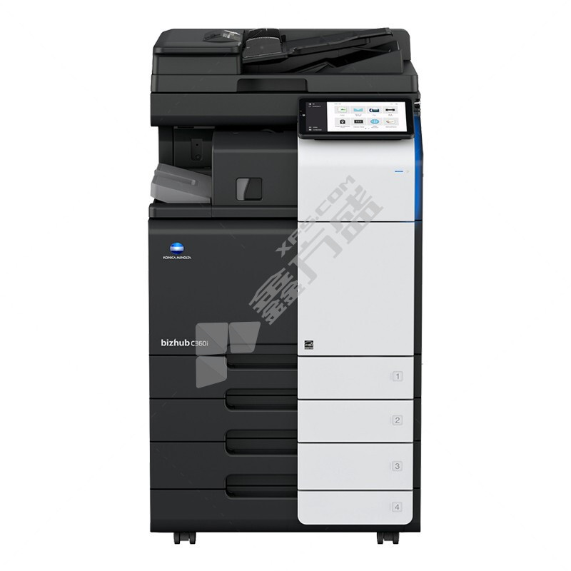柯尼卡美能达 758 A3黑白多功能复合机 选配3 含同步双面输稿器+四纸盒+出纸托盘 bizhub 758