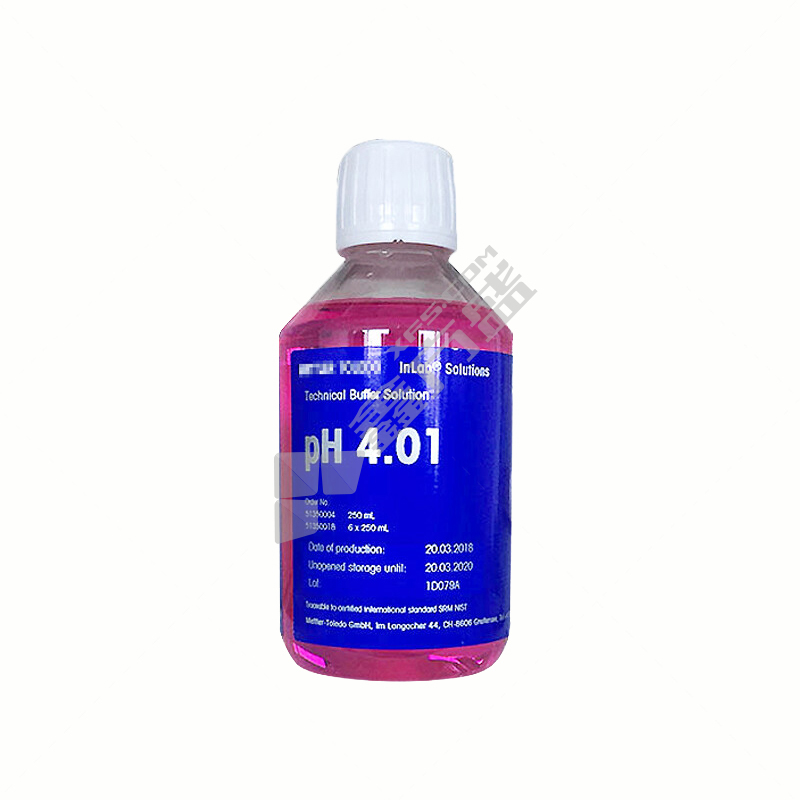 梅特勒-托利多 4.01PH缓冲液 250ML