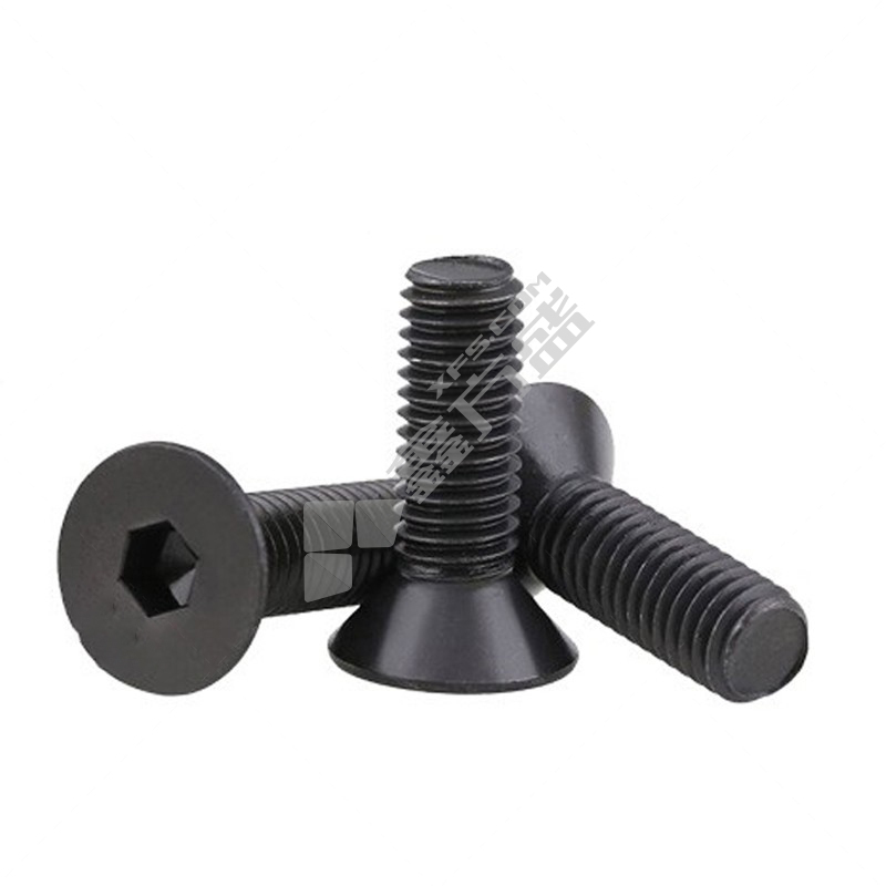 威工 DIN7991 12.9级内六角发黑沉头螺栓 全牙 M6 18mm