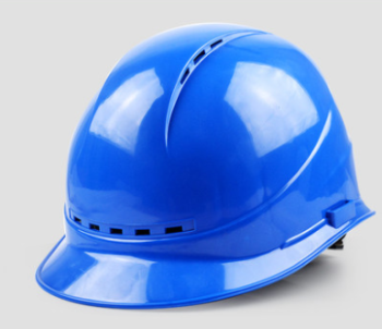 盾守 欧式透气ABS安全帽 DS-006 一字型 蓝色