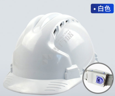 盾守 三筋加强玻璃钢安全帽 DS-014 白色
