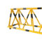 防冲撞移动拒马路障 3000*1200*800*1.2mm 黄黑色