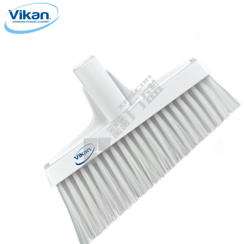 威肯 中硬毛斜角扫帚 白色 26cm