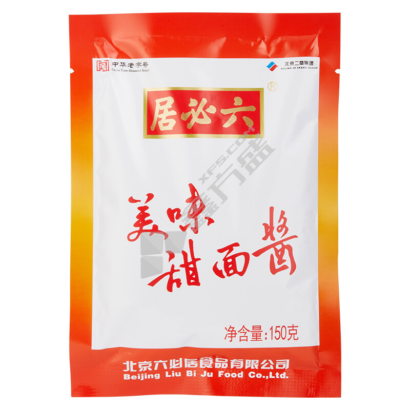 六必居 美味甜面酱 150g*60袋