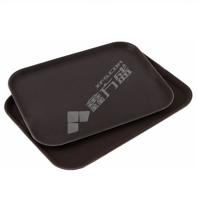 特耐适TRUST 长方形PP防滑托盘8288 51*38cm 棕色