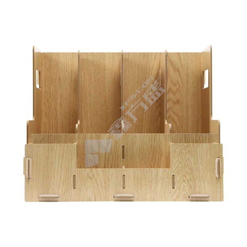 晨光 ADM929Y9 多功能四联木质文件框 324*313*263mm 原木色 ADM929Y9