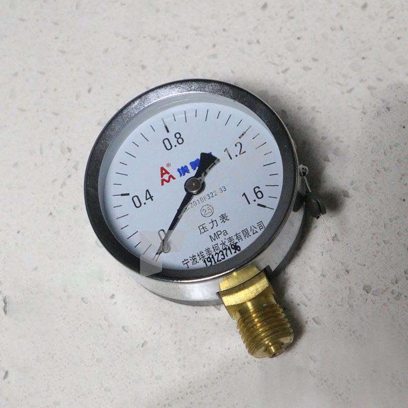 埃美柯 Y60压力表 2.5Mpa