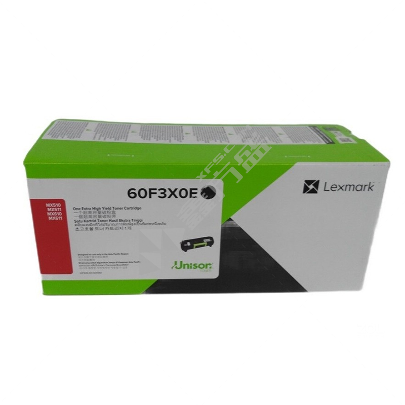 利盟 60F3X0E 原装墨粉 60F3X0E 黑色  20000页