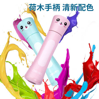 得力deli 18702实木手柄跳绳 棉绳 单根装 18702 粉 单根装 棉绳 粉