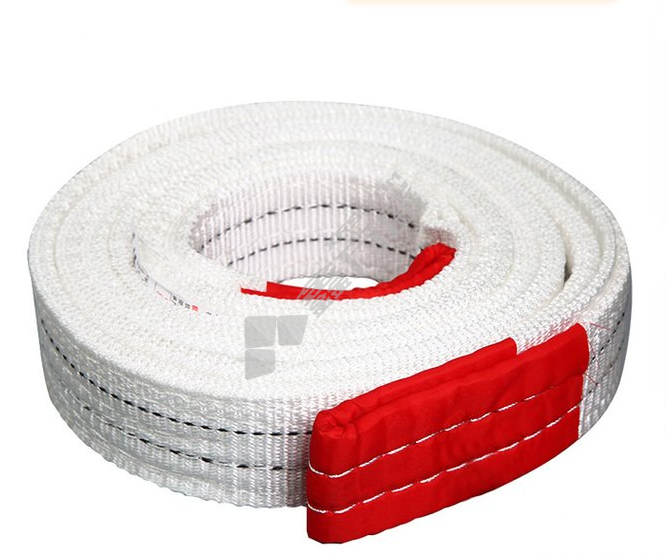 元隆紧固件 白色双眼扁平吊装带 4倍拉力