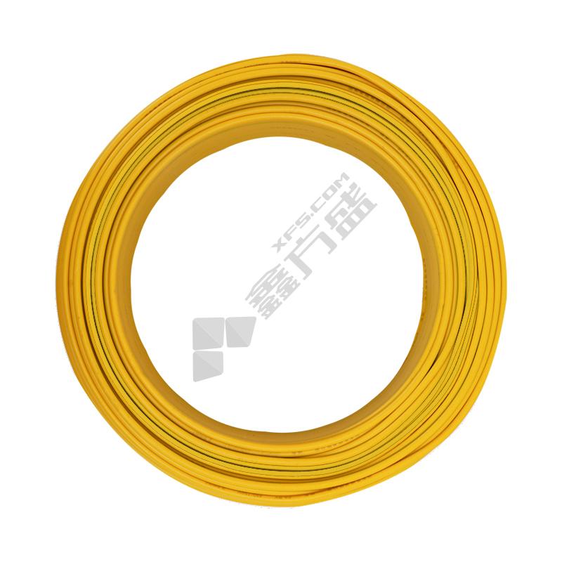 正泰 100米 塑铜电线 BV 450/750V 1*6平方 黄色