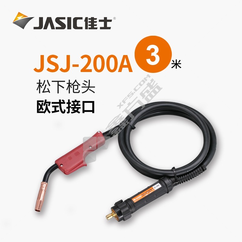 佳士 气保焊枪 JSJ-200A 欧式 气冷 3米